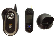 Colora o telefone video da porta da casa de campo preta, intercomunicador 2.4ghz video sem fio