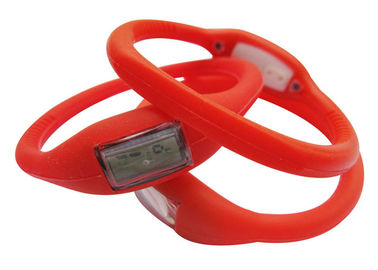 O esporte conduzido mistura do relógio de pulso de Digitas do silicone personaliza com logotipo, faixa do bracelete