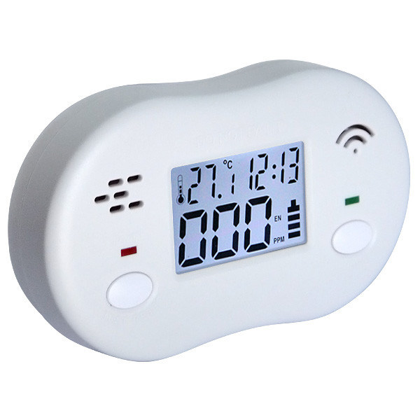 detector portátil do alarme do monóxido de carbono 85db com o electro sensor do Co do produto químico